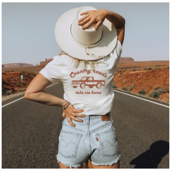 Tops - SOLD OUT Country Roads Take Me Home Graphic Tee